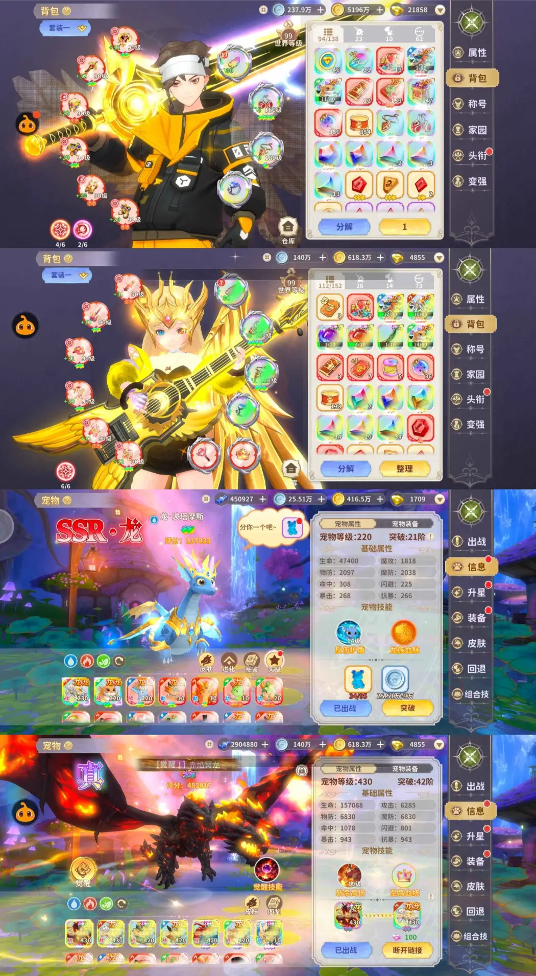 精品单卖【龙学院骑士】9999w代金